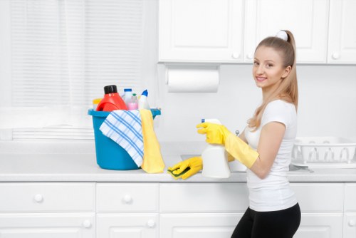 Fabric sofa being deep cleaned for stains and odors