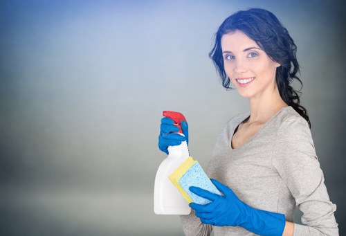Deep cleaning kitchen surfaces during one off cleaning
